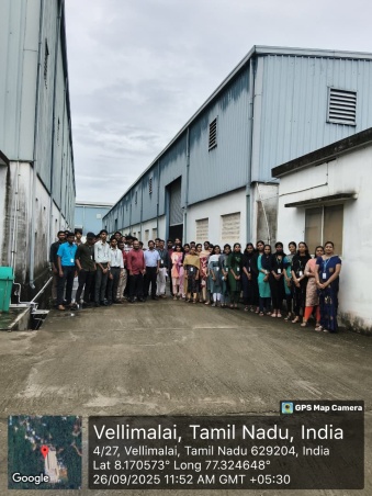 Industrial Field Visit to Selva Electrical Industries Pvt. Ltd